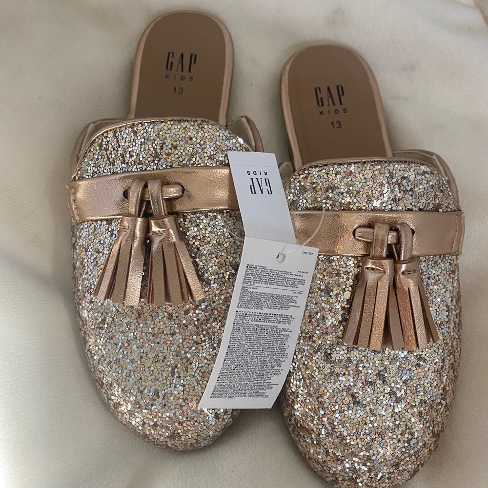 Sparkly Kids Mules